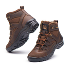 Берці демісезонні тактичні черевики PAV 501 коричневі шкіряні з мембраною Winterfrost 46 - зображення 5