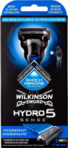 Бритва для гоління Wilkinson Sword Hydro5 Sens + 2 леза (4027800037636) - зображення 1