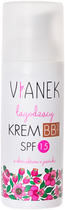 Пом'якшувальний крем для обличчя Vianek BB SPF 15 темний 50 мл (5902249010541)