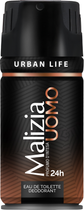 Dezodorant w sprayu dla mężczyzn Malizia Urban Life 24 h 150 ml (8003510008476) - obraz 1