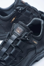 Тактичні кросівки демісезонні PAV 401 чорні шкіряні з мембраною Winterfrost 46 - зображення 8