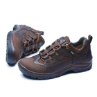 Тактичні кросівки демісезонні PAV 401 коричневі шкіряні з мембраною Winterfrost 46 - зображення 5