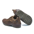 Тактичні кросівки літні PAV 401 коричневі шкіряні сітка Free Air 40 - зображення 5