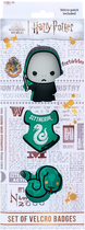 Набір бейджів на липучці Kite Harry Potter Зелений х 3 шт (HP24-3012-1)