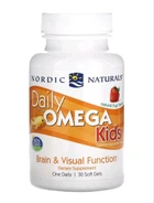 Омега для дітей зі смаком натуральних фруктів, 340 мг, Nordic Naturals, 30 капсул