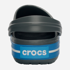 Crocsy męskie Crocs Crocband 11016-07W 39-40 (M7/W9) 25 cm Szary/Niebieski (883503836846) - obraz 5