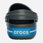 Chodaki męskie Crocs Crocband 11016-07W 42-43 (M9/W11) 27 cm Szary/Niebieski (883503836860) - obraz 5