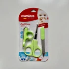 Гигиенический набор для новорожденных ножнички + пилочка + кусачки Mumlove Зеленый