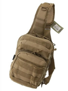 Тактический рюкзак Mil-Tec однолямочный 10 Л Coyote (14059105) - изображение 4