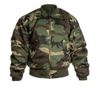 Куртка тактична Woodland США Ma1 10401020 Mil-Tec Німеччина 2ХL - зображення 1