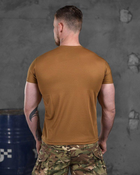Армейская мужская футболка Национальная Гвардия Украины потоотводящая S койот (85815) - изображение 5