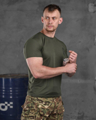 Армейская мужская футболка Верный Навсегда потоотводящая M олива (85911) - изображение 3