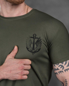 Армейская мужская футболка Верный Навсегда потоотводящая M олива (85911) - изображение 5