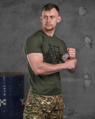 Тактическая мужская потоотводящая футболка ЗСУ солдат S олива (85913) - изображение 2