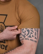 Тактическая мужская потоотводящая футболка ЗСУ солдат S койот (85914) - изображение 3