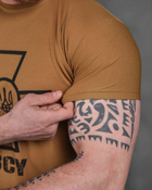 Тактична чоловіча потовідвідна футболка ЗСУ солдат 2XL койот (85914) - зображення 3