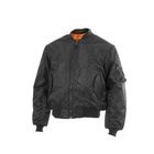 Двостороння куртка тактична Mil-Tec Black 10403002 бомбер ma1 розмір XS - зображення 5