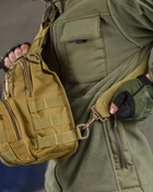 Рюкзак патрульний однолямковий SILVER KNIGHT 7л coyot ОИ4735 - изображение 2