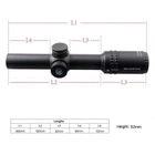 Приціл оптичний Vector Optics Grimlock 1-6x24 (30 мм) Illum. GenII SFP - зображення 8