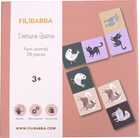 Gra planszowa Filibabba Domino Farm Animals (5712804027699) - obraz 1