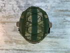 Кавер на каску фаст размер S шлем маскировочный чехол на каску Fast цвет пиксель армейский - изображение 3