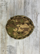 Кавер на каску мич с креплением для очков шлем маскировочный чехол на каску Mich цвет мультикам тактический - изображение 3