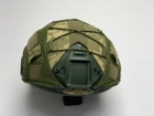 Кавер на каску фаст розмір XL шолом маскувальний чохол на каску Fast колір піксель армійський - зображення 1