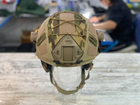 Кавер на каску фаст размер XL шлем маскировочный чехол на каску Fast цвет м.к-койот ЗСУ - изображение 3