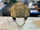 Кавер на каску фаст размер M/L шлем маскировочный чехол на каску Fast цвет койот тактический - изображение 3