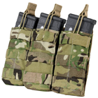 Подсумок Condor Triple АК/M16 Open Top Mag Pouch. Multicam