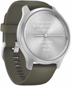 Smartwatch Garmin Vivomove Style Silver-Moss Green (010-02240-21) - obraz 4