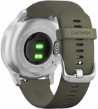 Smartwatch Garmin Vivomove Style Silver-Moss Green (010-02240-21) - obraz 6