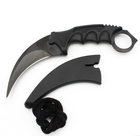 Нож Керамбит Коготь CS GO Black в Пластиковом чехле - изображение 2