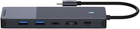 USB-C хаб Rapoo 6 в 1 Black (6940056114105) - зображення 5