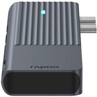USB-C хаб Rapoo 7 в 1 Black (6940056114112) - зображення 4