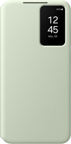 Etui z klapką Samsung Smart View Wallet Case do Samsung Galaxy S24+ Light Green (8806095354637) - obraz 1