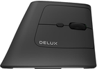 Mysz Delux MV6 DB Black - obraz 1