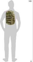 Штурмовой рюкзак Кіборг быстросъемный кордура k6037 Пиксель (2023121101317) - изображение 11