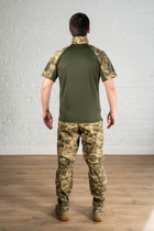 Военная форма убакс с коротким рукавом и брюки CoolMax рип-стоп tactical Пиксель Олива (587) , XL - изображение 2