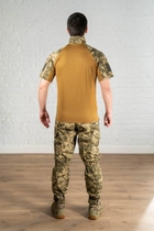 Форма тактическая убакс с коротким рукавом и штаны рип-стоп CoolMax tactical Пиксель Койот (588) , 3XL - изображение 3