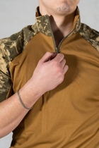 Форма тактическая убакс с коротким рукавом и штаны рип-стоп CoolMax tactical Пиксель Койот (588) , 3XL - изображение 6