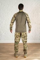 Військова форма штани з наколінниками та убаксом CoolMax ріп-стоп tactical Олива Мультикам (599) , S - зображення 4
