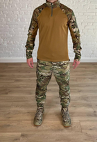 Военная форма убакс со штанами tactical рип-стоп CoolMax Мультикам Койот (557) , 2XL - изображение 1