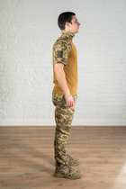 Форма тактическая убакс с коротким рукавом и штаны рип-стоп CoolMax tactical Пиксель Койот (588) , L - изображение 9