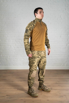 Тактическая форма убакс и брюки с наколенниками CoolMax рип-стоп tactical Пиксель Койот (570) , XL - изображение 3