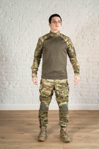 Военная форма штаны с наколенниками и убакс CoolMax рип-стоп tactical Олива Мультикам (599) , 3XL - изображение 1