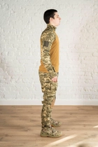 Форма армейская убакс и штаны с наколенниками CoolMax рип-стоп tactical Пиксель Койот (595) , L - изображение 3