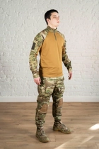 Армейская форма убакс и штаны с наколенниками рип-стоп CoolMax tactical Койот Мультикам (598) , L - изображение 2