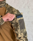 Форма армейская убакс и штаны с наколенниками CoolMax рип-стоп tactical Пиксель Койот (595) , M - изображение 7