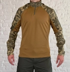 Форма армейская убакс и штаны с наколенниками CoolMax рип-стоп tactical Пиксель Койот (595) , S - изображение 5